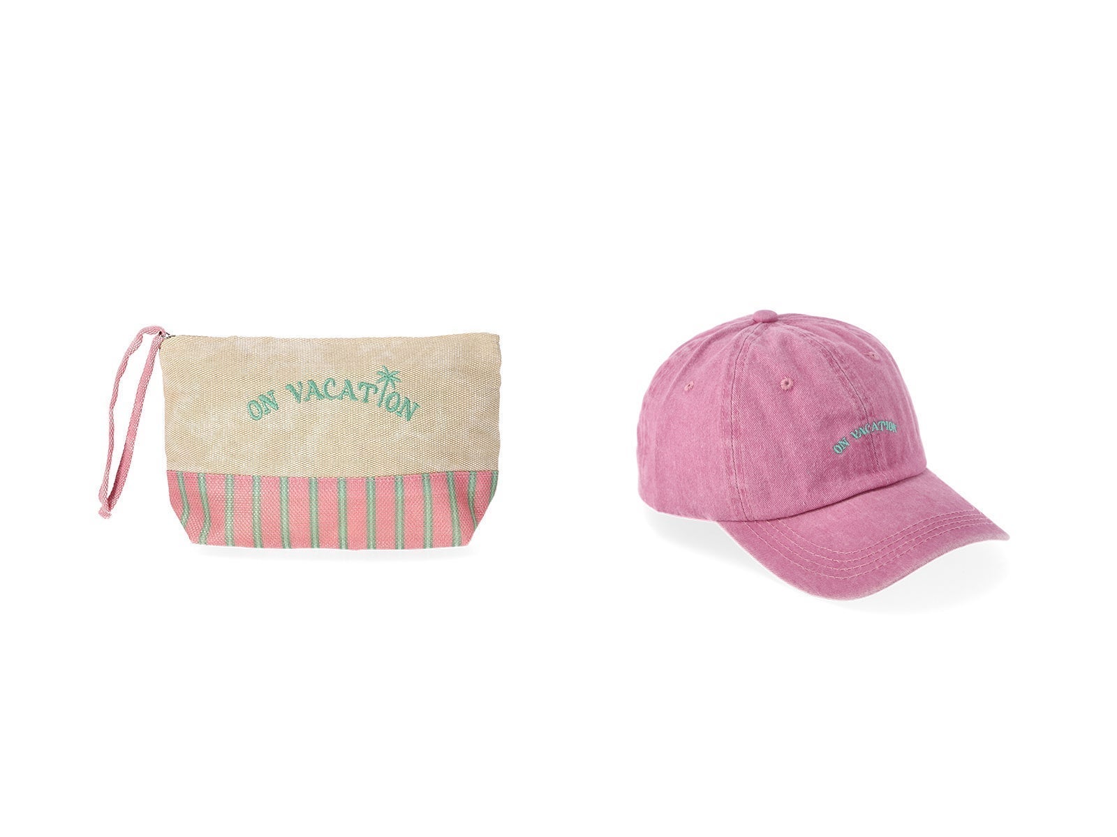 Packs beach pouch and cap