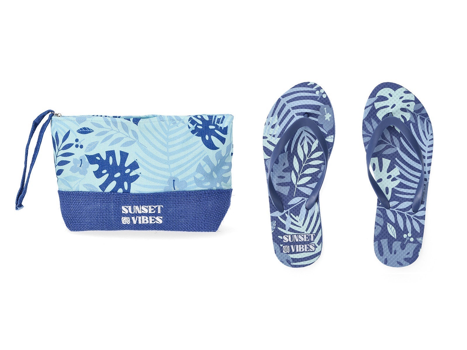 Packs cap and flip-flops