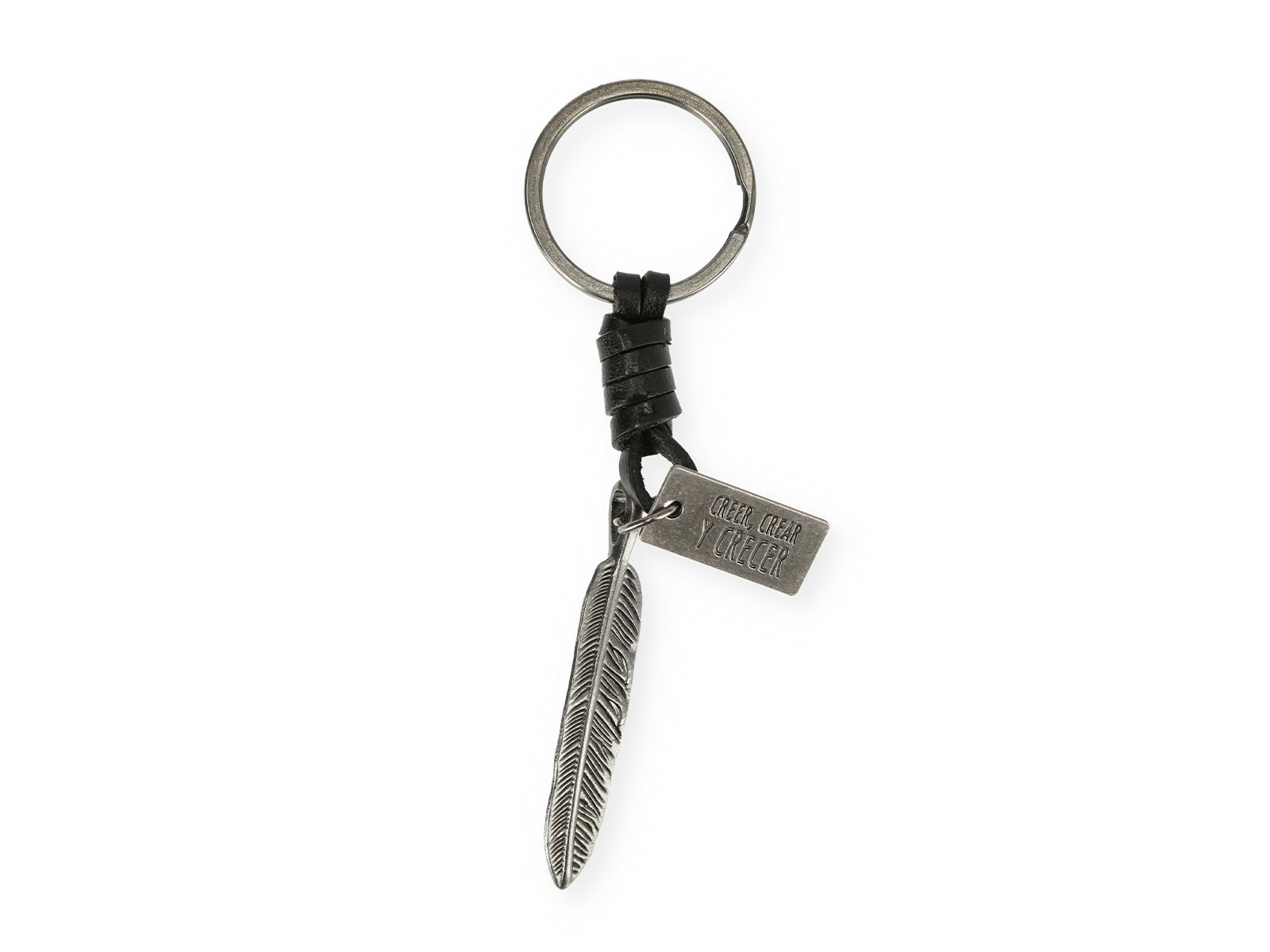 Keyring metal creer, crear y crecer