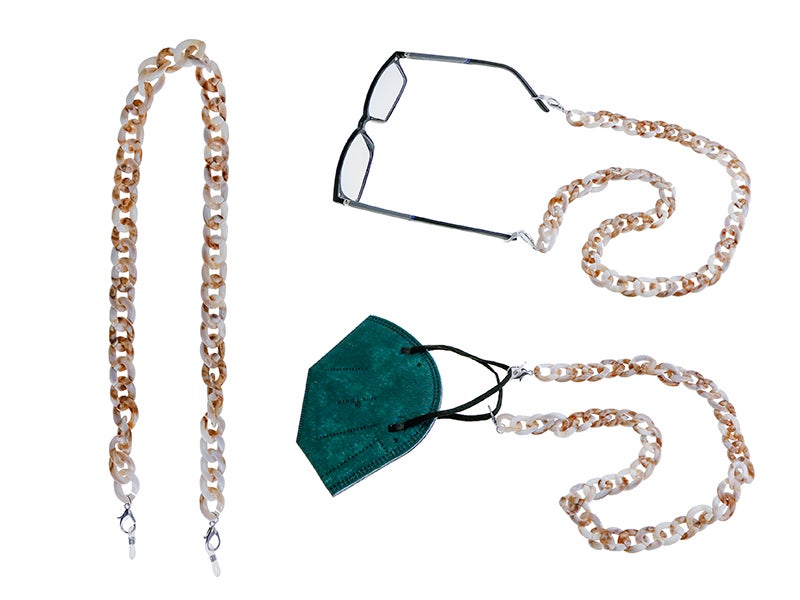 Cordoncino per mascherina/occhiali grigio