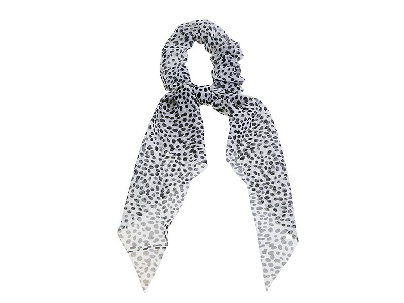 Polka dot bow scrunchie byn