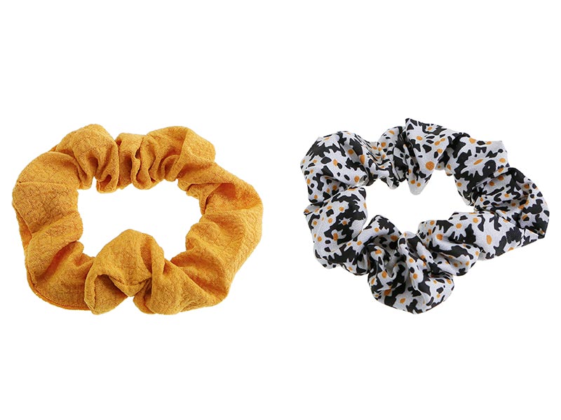 Pack de 2 coleteros floral y mostaza