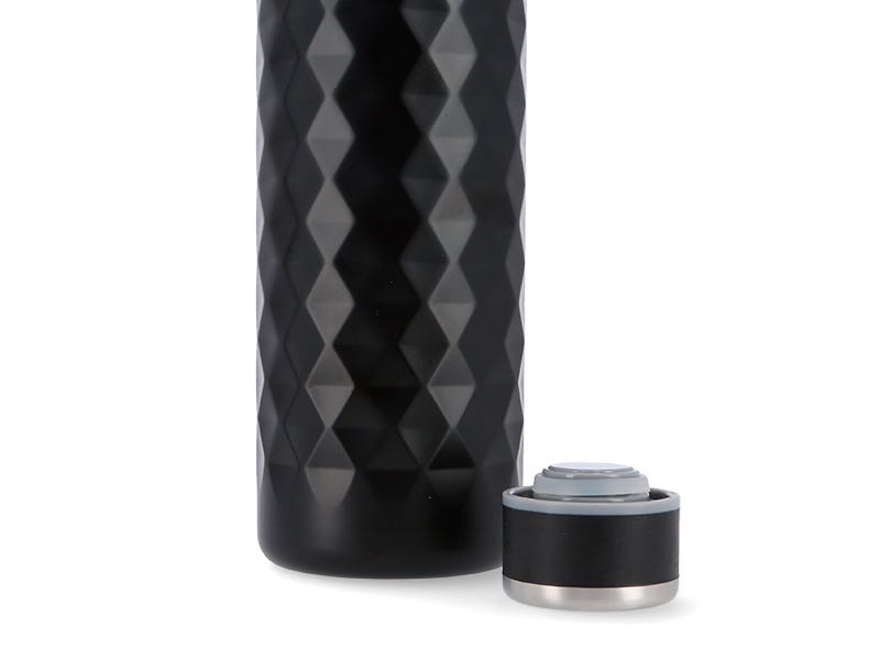 Botella mate acero inox negra*1l - vista 2 Ale-Hop