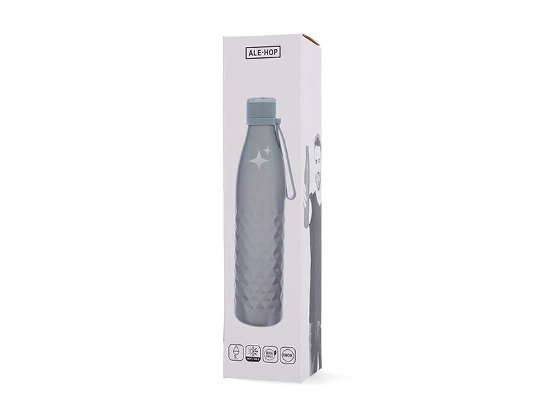 Matte bottle stainless steel gray*1l - view 3 Ale-Hop