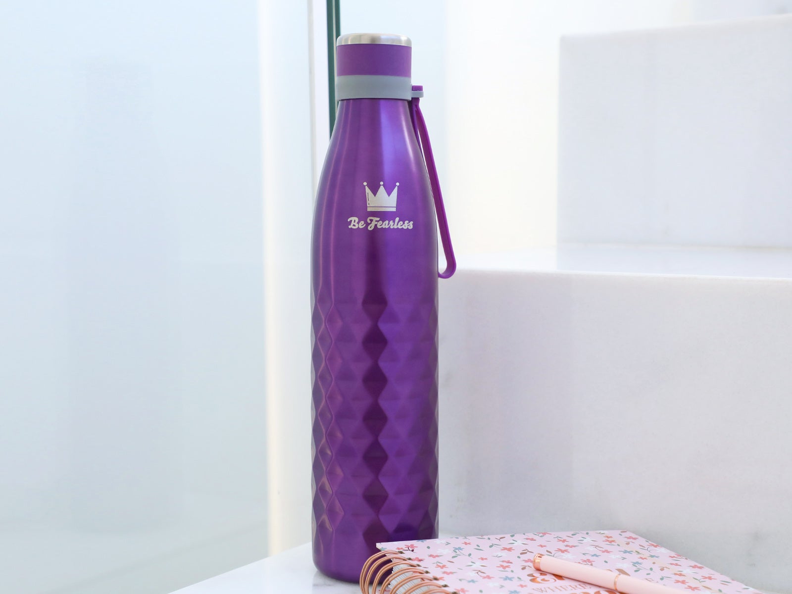 Botella Acero Inoxidable Brillo 1L - Be Fearless