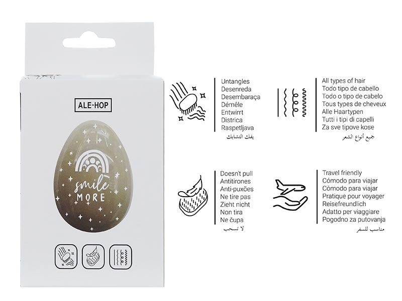 Cepillo pelo desenredante smile - vista 3 Ale-Hop