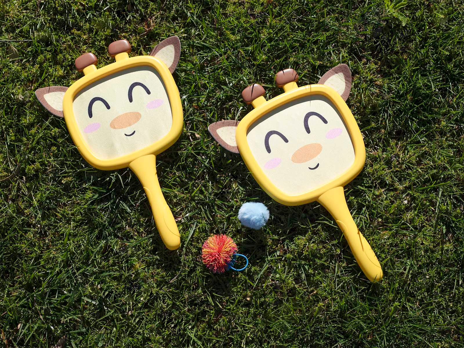 Set de raquetas con pelota