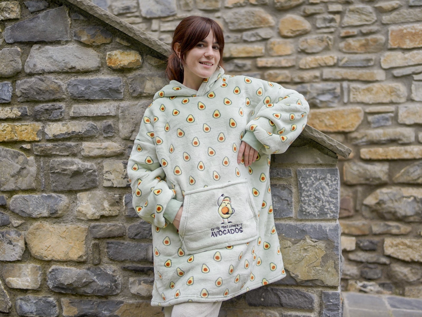 Sweatshirt blanket comerte avocados