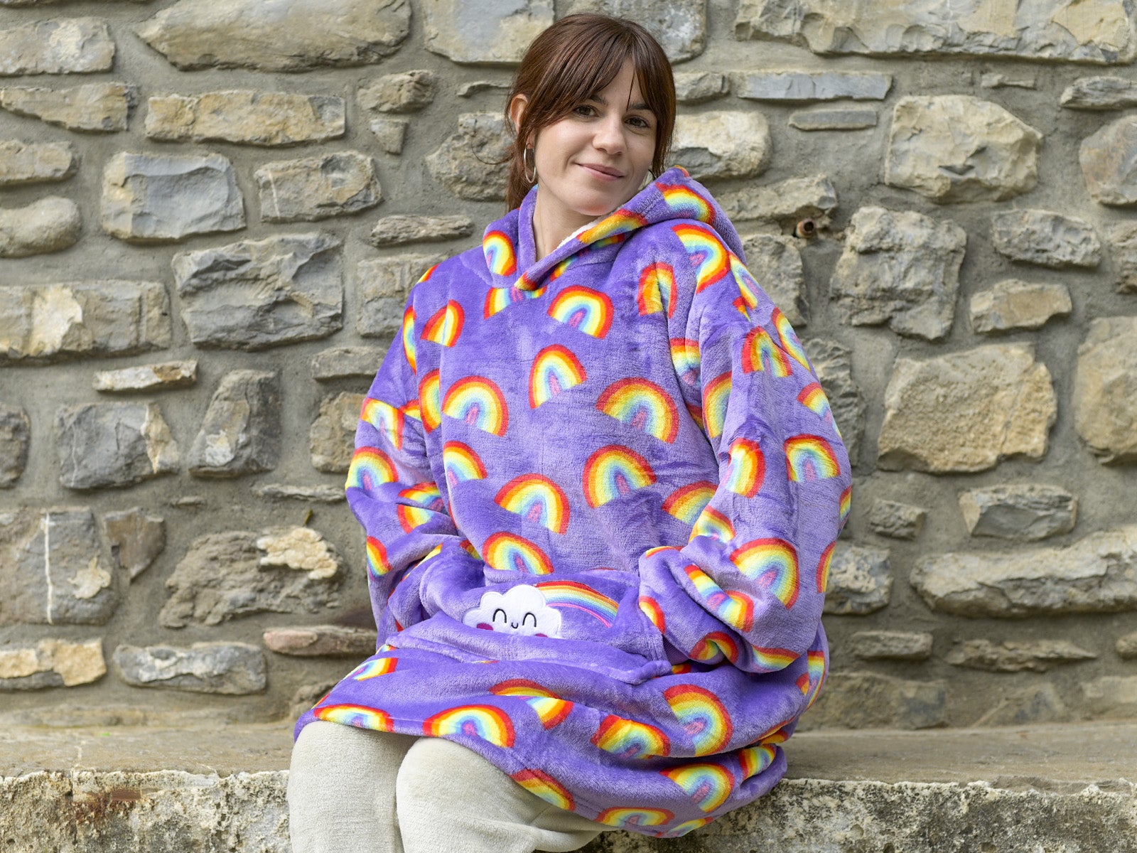 Nap party sweatshirt blanket repeat