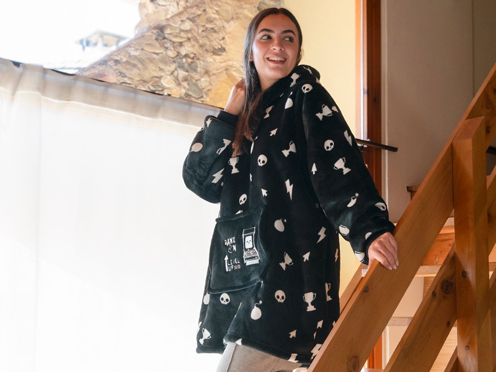 Hoodie blanket - Game on level up