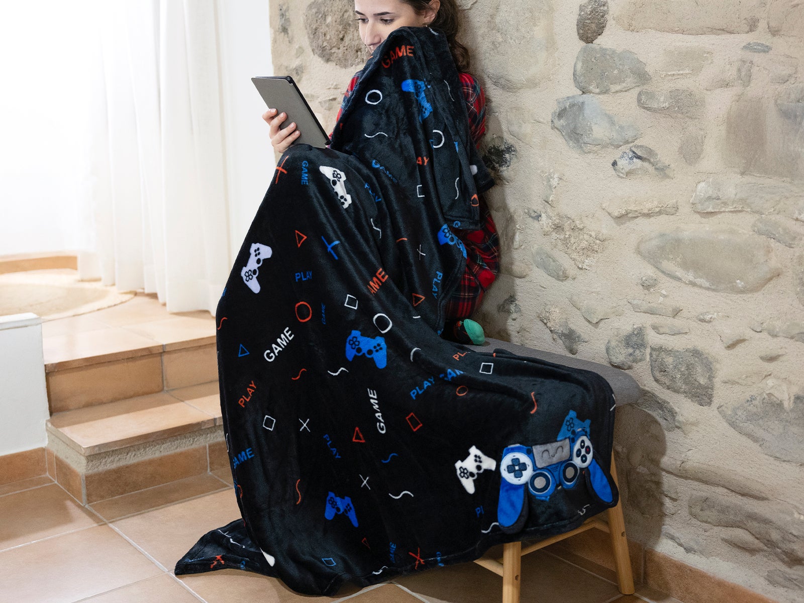 Manta con aplique - Gamer