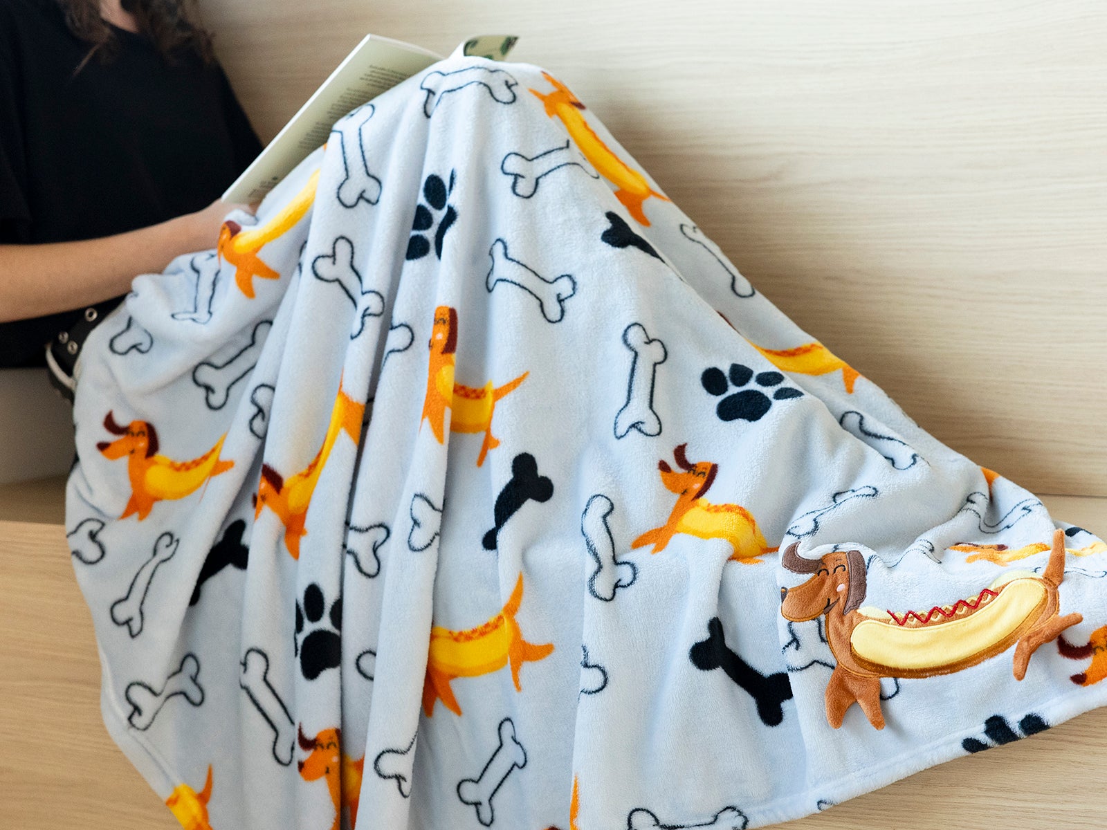 Coperta con applicazione - Hot dog