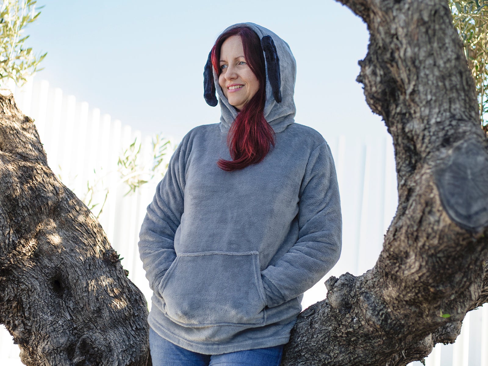 Cojín sudadera perro