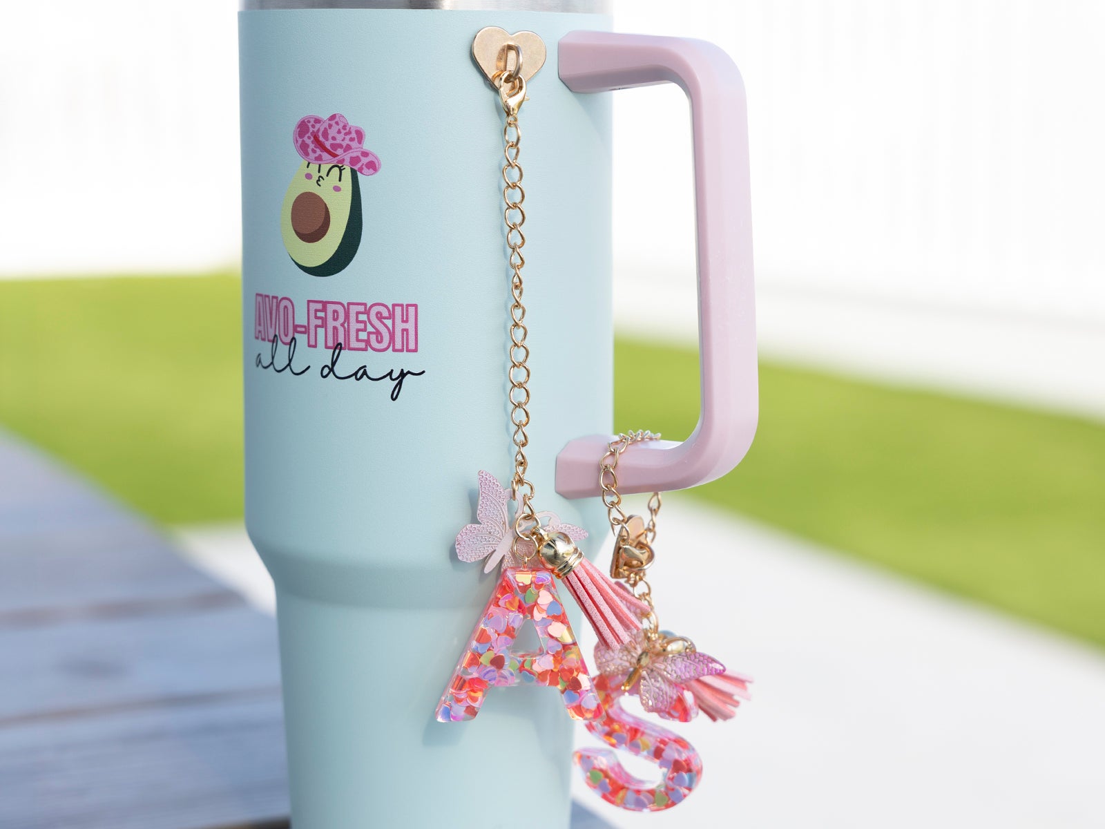 Accesorio de letras para botella