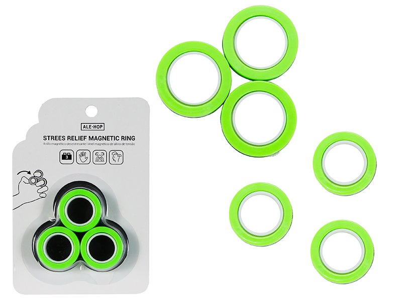 Fingears Magnetic Rings Set of 3 - Fidget Toy, Great Hungary | Ubuy