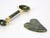 Pack de rodillo facial y gua sha verde