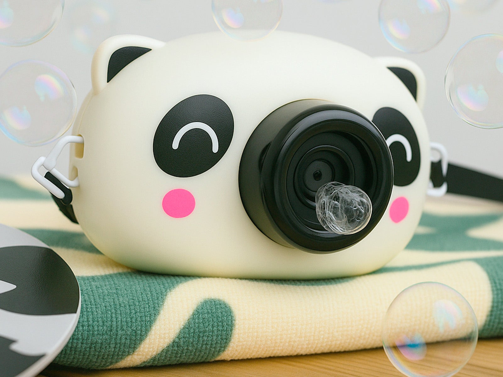 Cámara lanza burbujas panda Ale-Hop