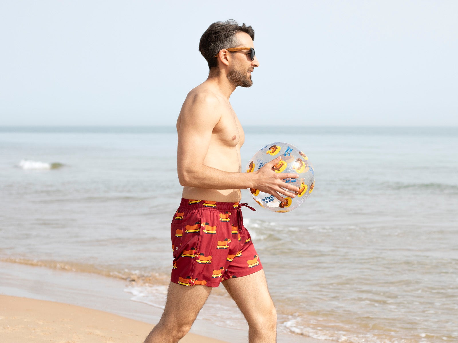 Men's Swim Shorts - Dachshund