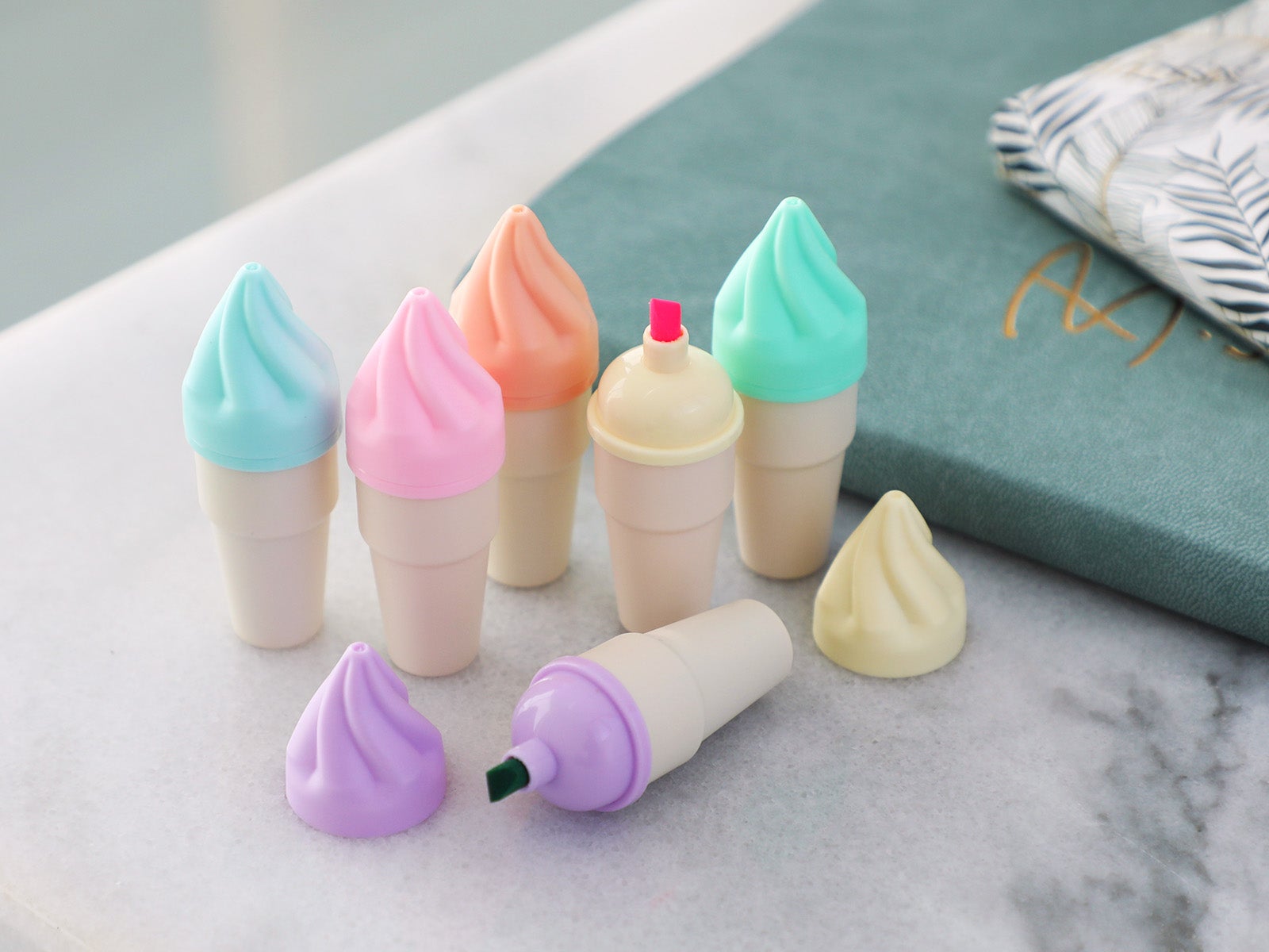 Subrayadores cucurucho pack de 6