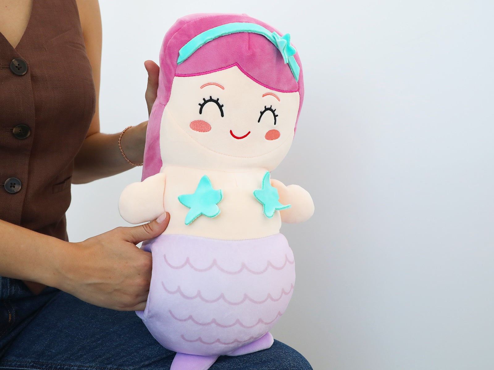 Peluche calientamanos sirena