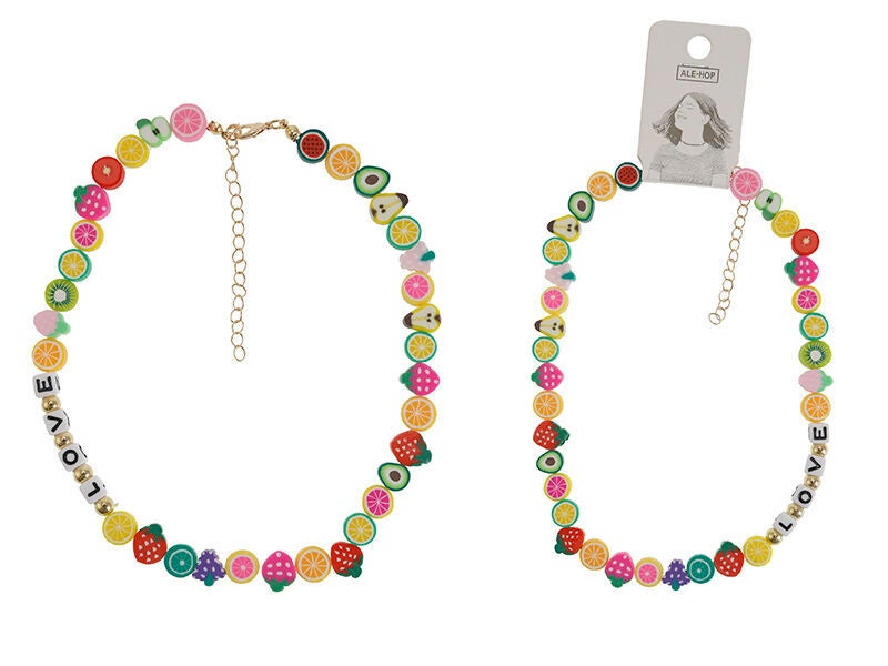 Collar de colores 40cm - Frutas