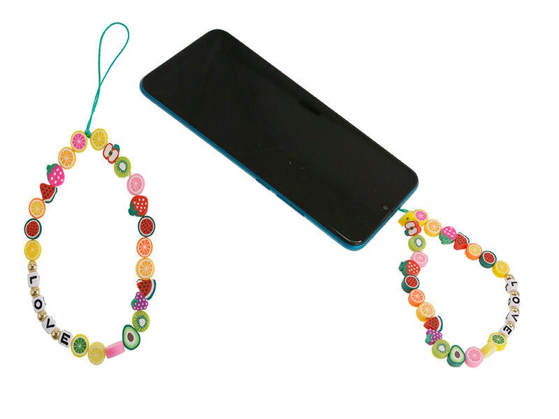 Phone hanger 30 cm fruits