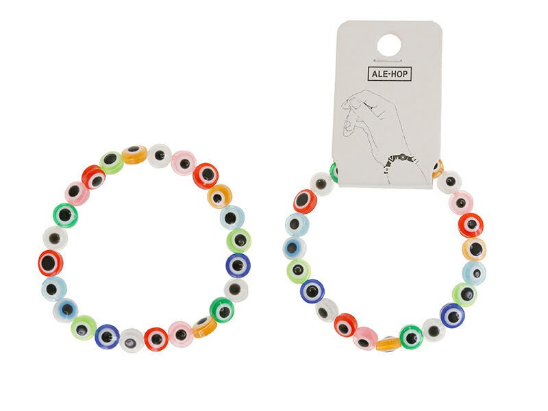Pulsera de cuentas ojos