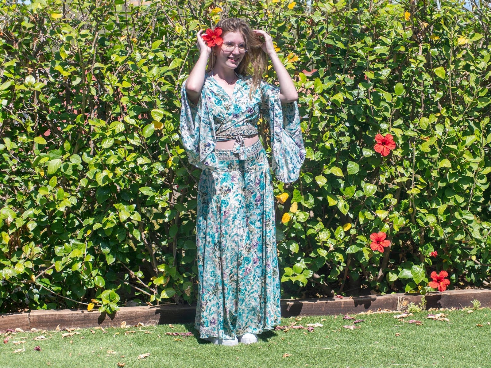 Top morbido maniche lunghe toile