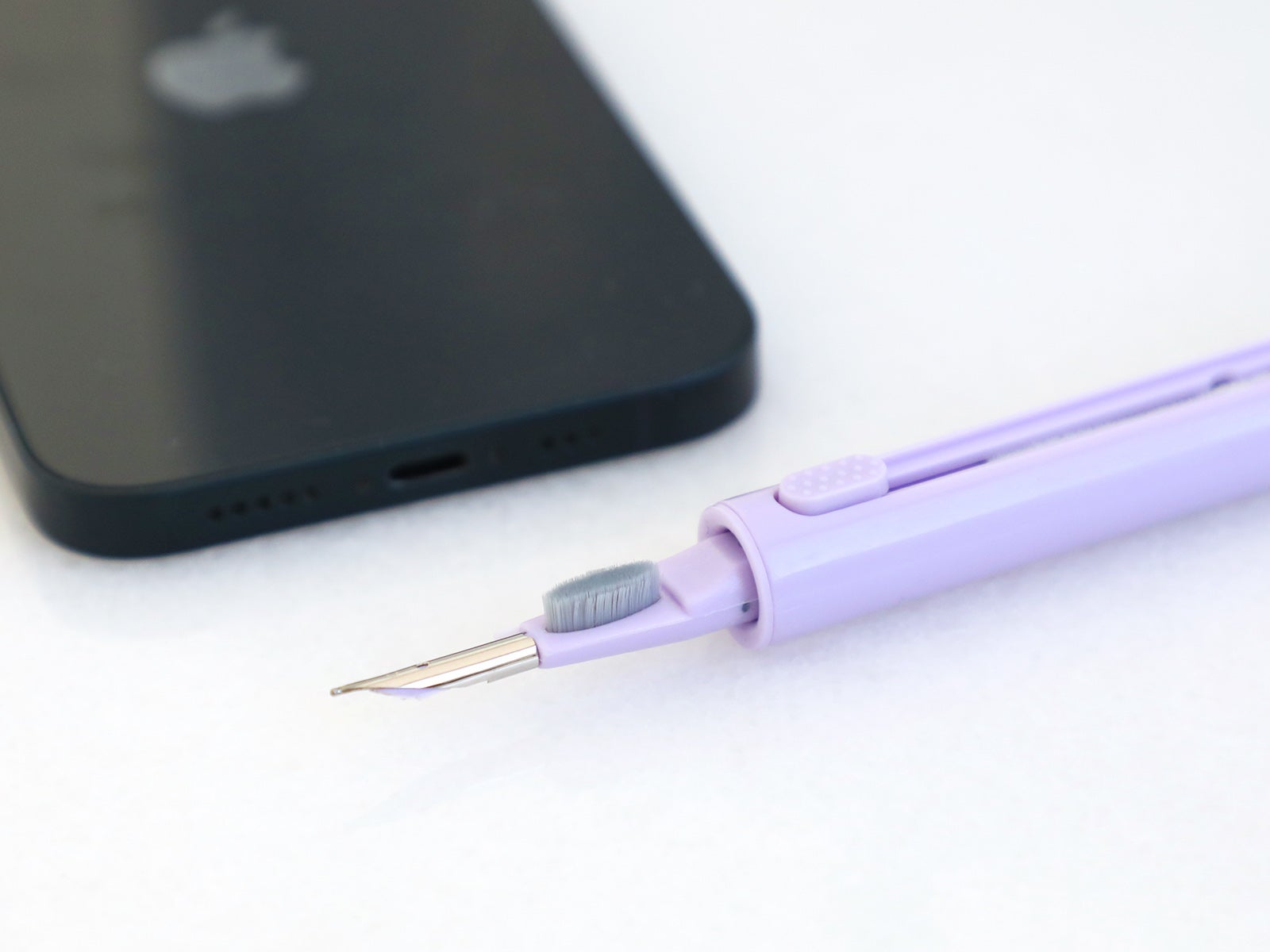 Limpiador de auriculares multi función lila