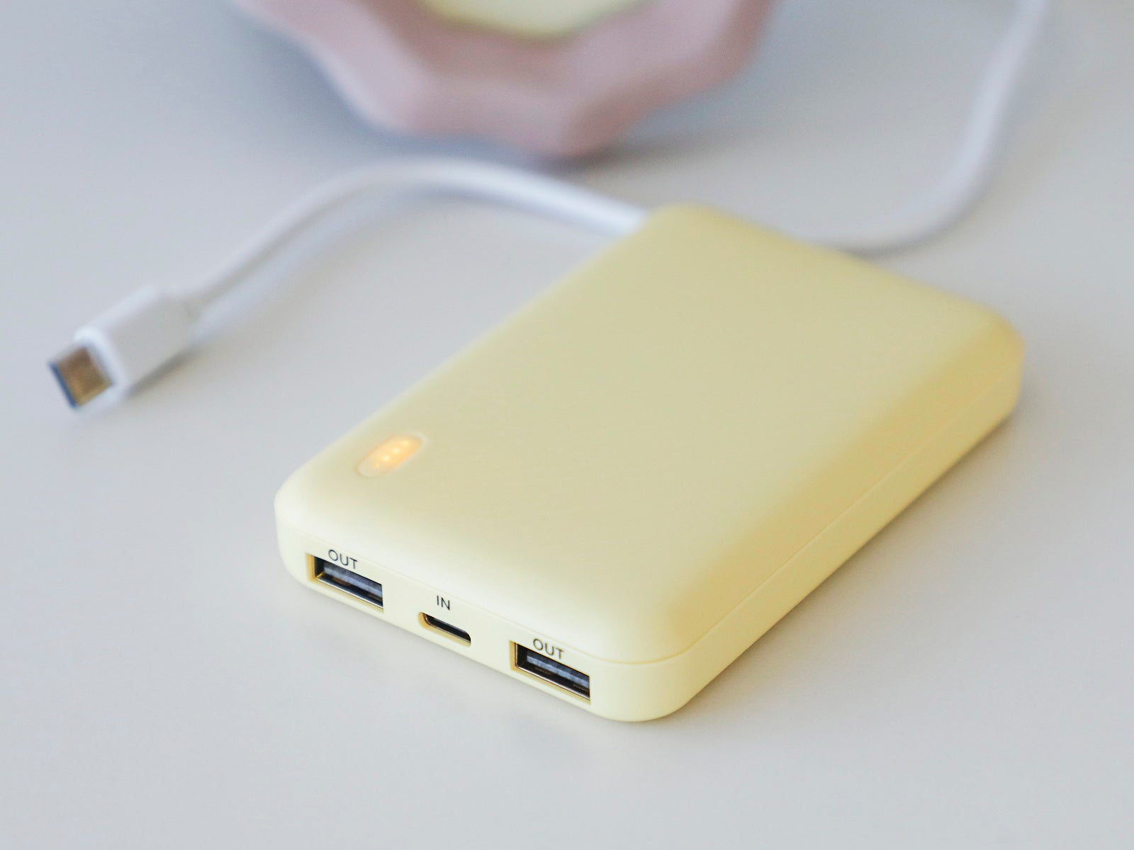 Power bank 5000mAh amarilla