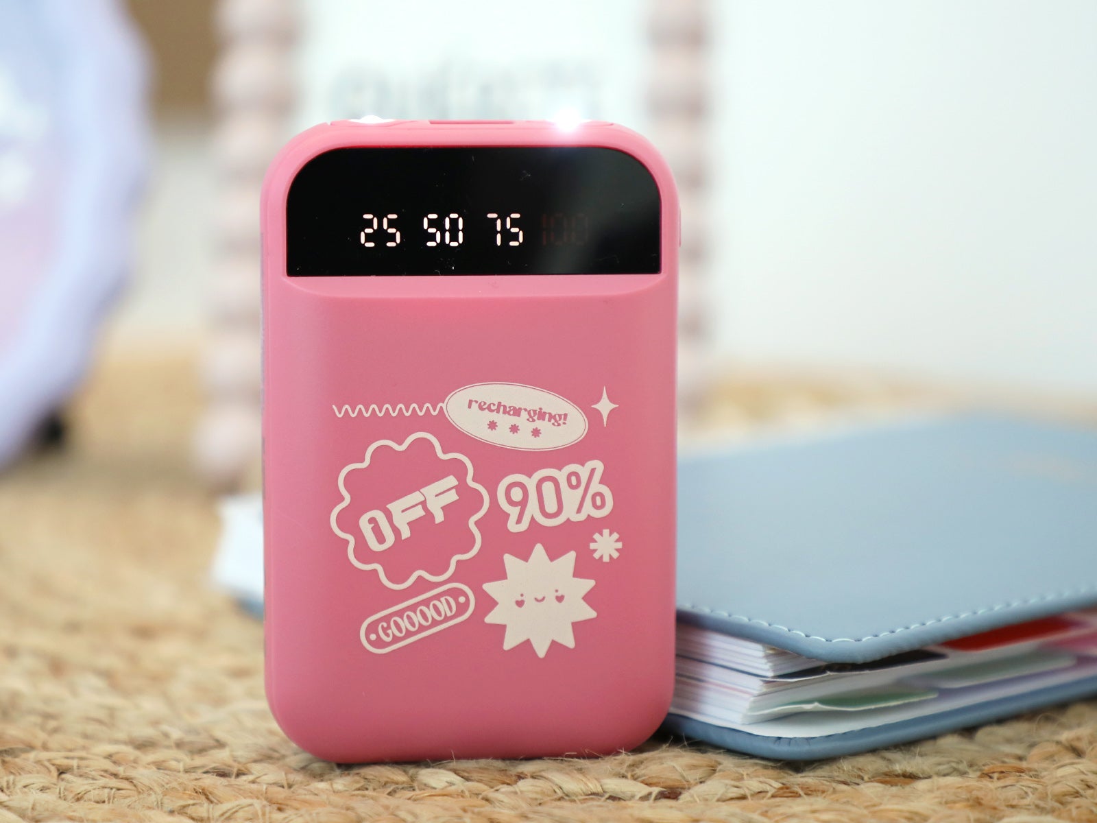 Bateria portátil compacta 10000mah off