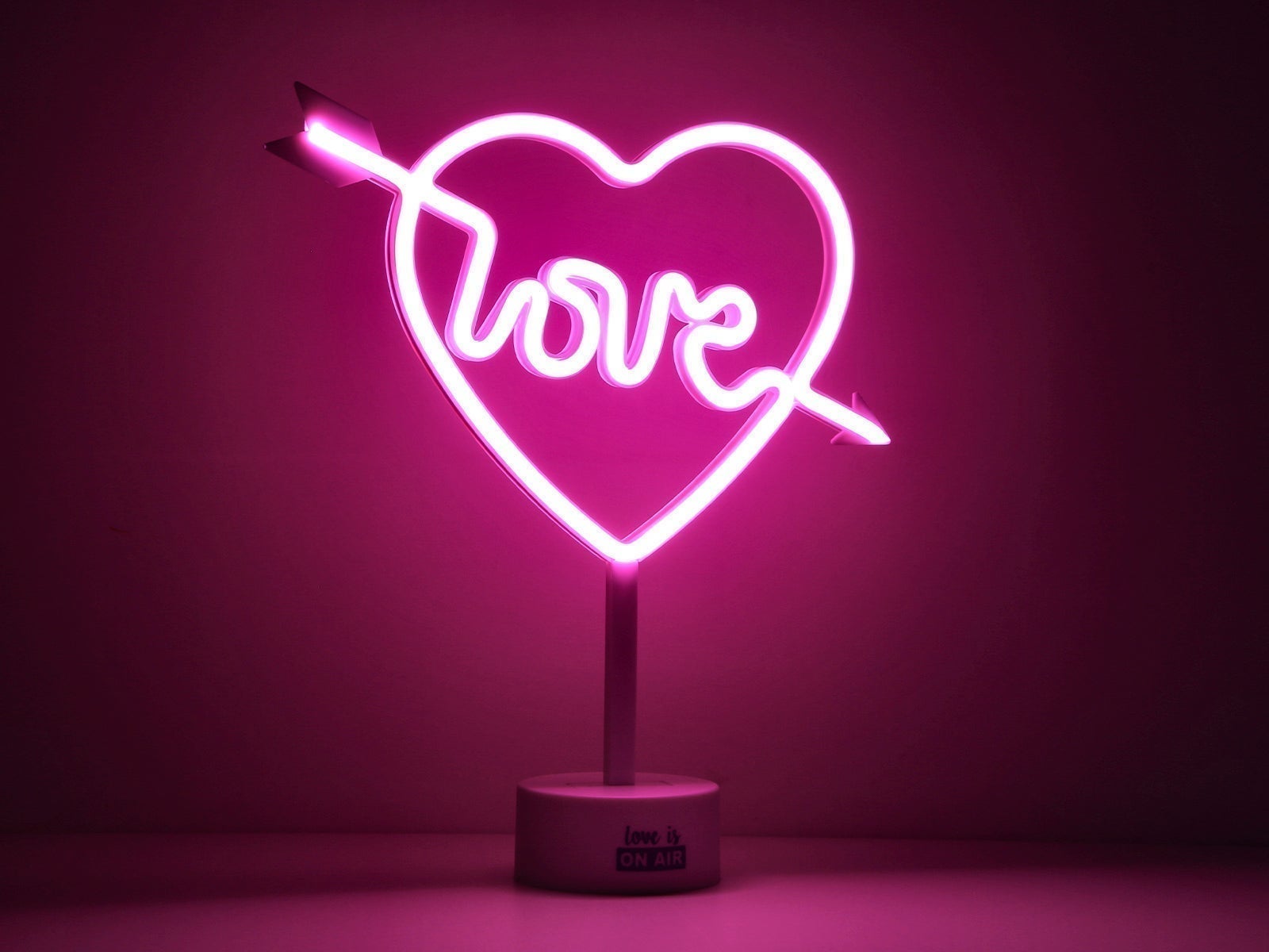 Led figurine heart