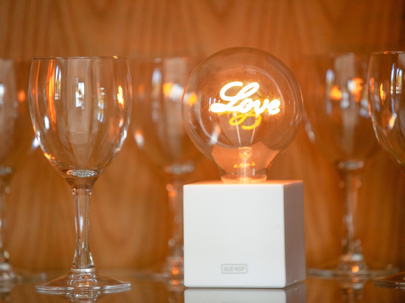 Candeeiro decorativo love