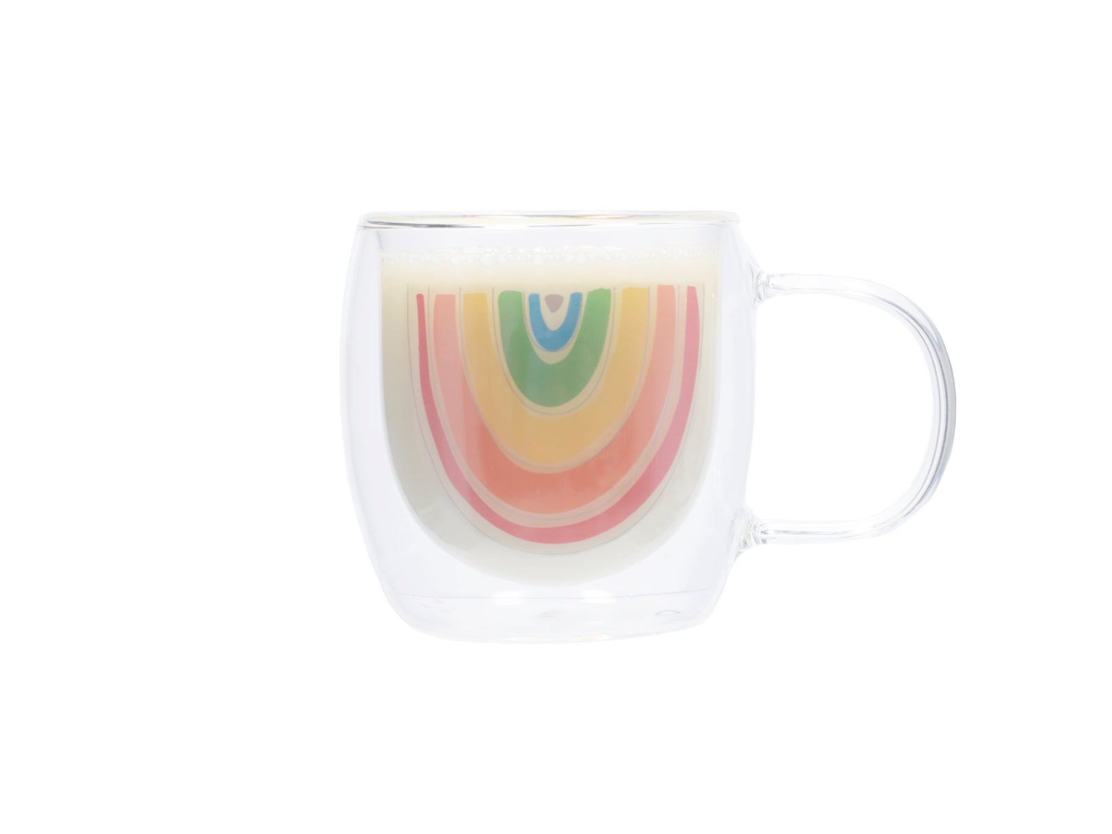 Taza original forma arcoíris 