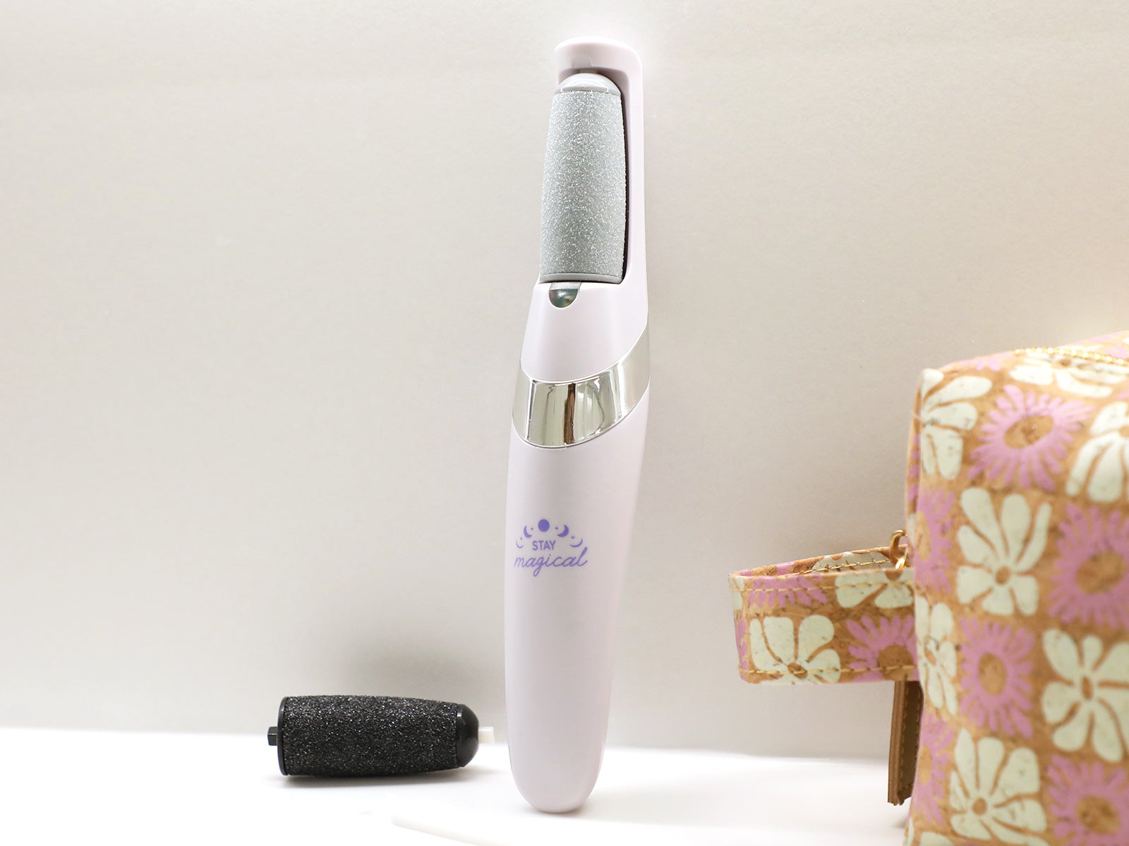 Rechargeable lilac electric nail file