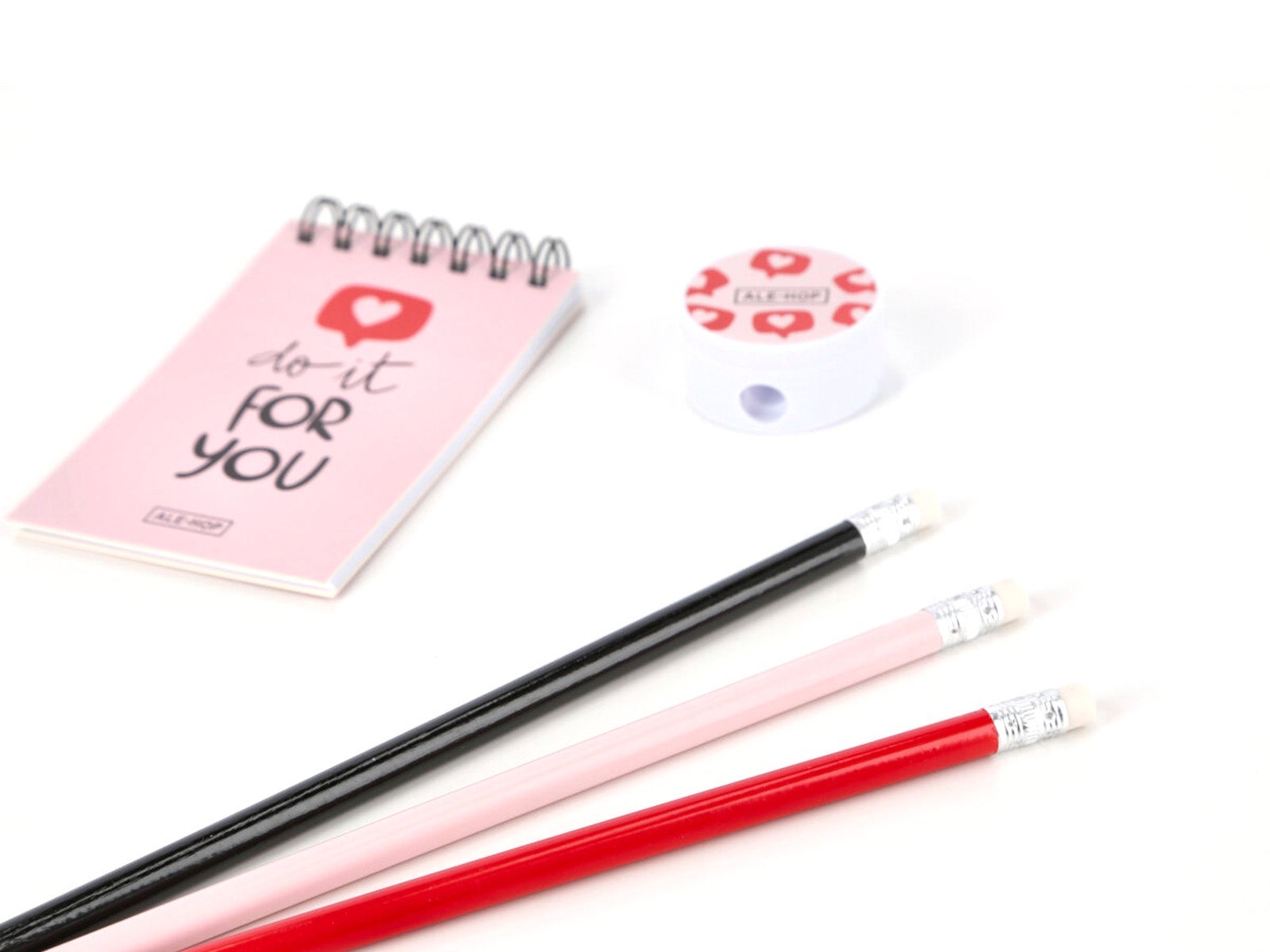 Mini notebook and pencils pack d4