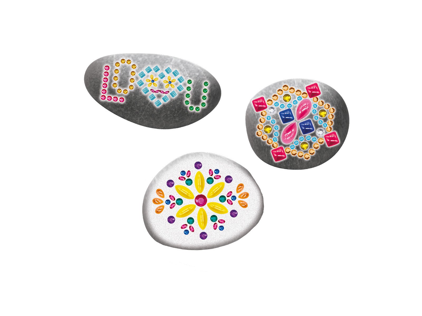 Juego de decoración de piedras