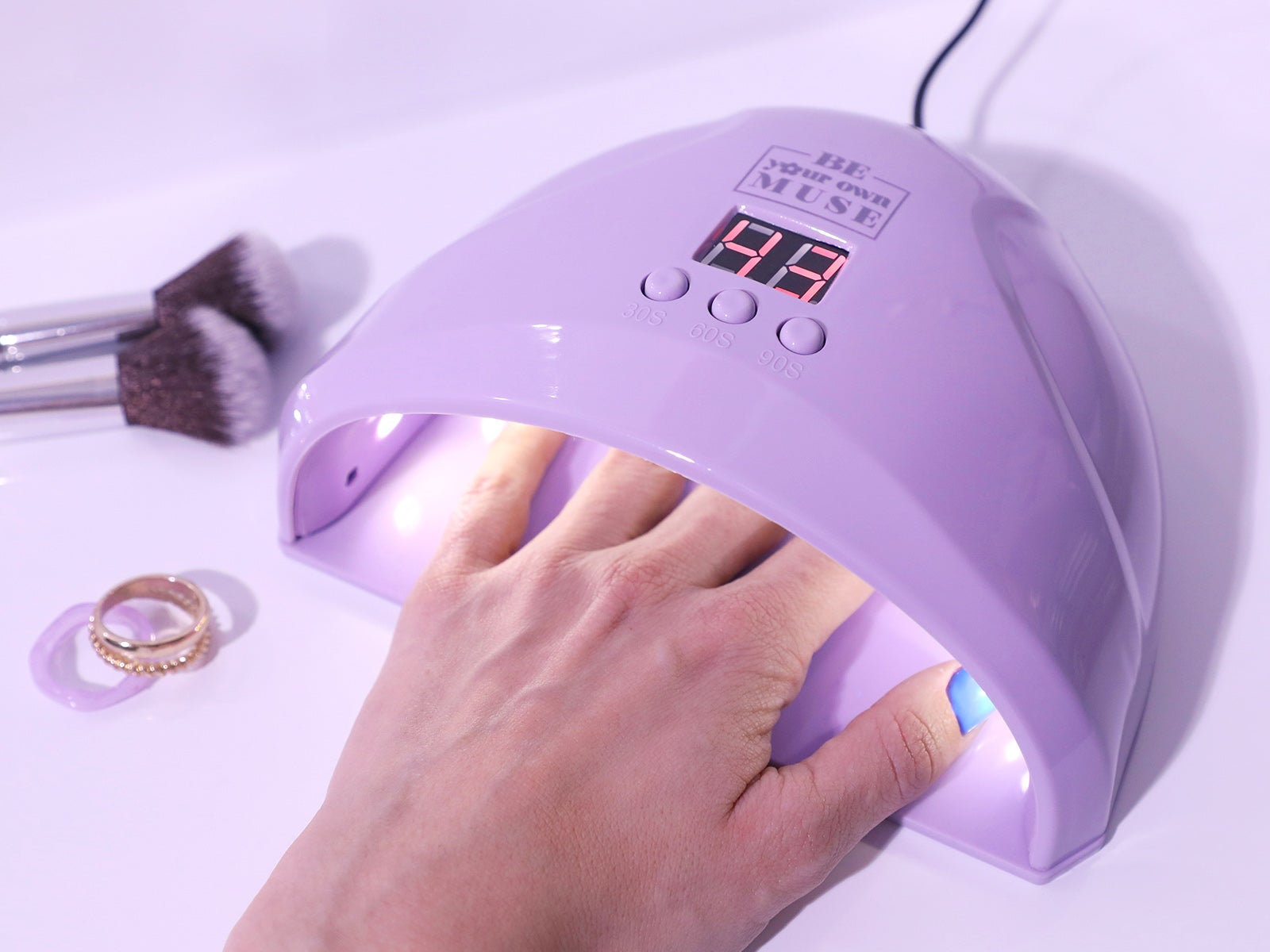 Lámpara UV Secado Uñas Lila – Be your own muse