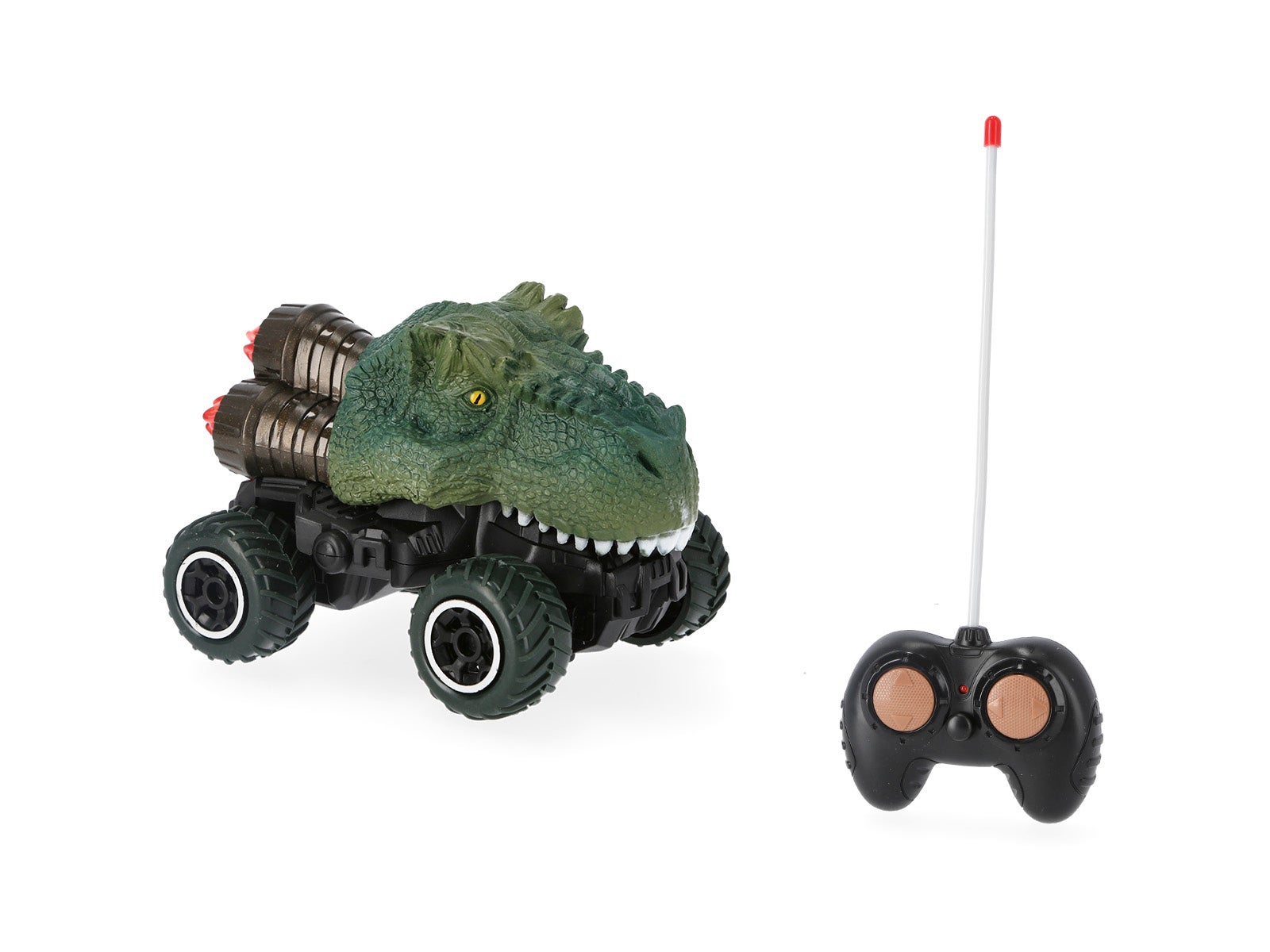 Coche teledirigido dragón verde 