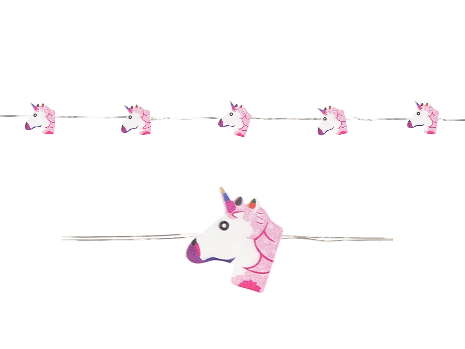 Guirnalda decorativa unicornios