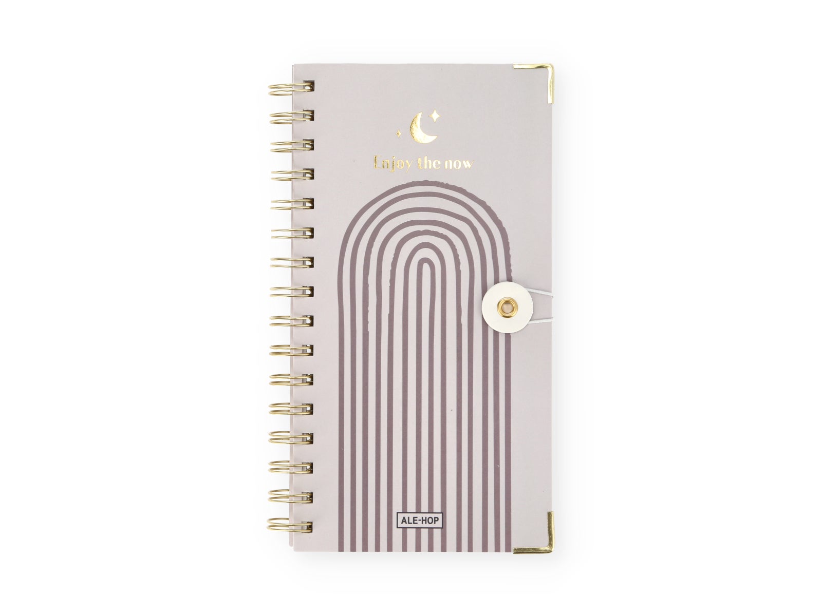 Libreta con anillas y cierre – Enjoy the now