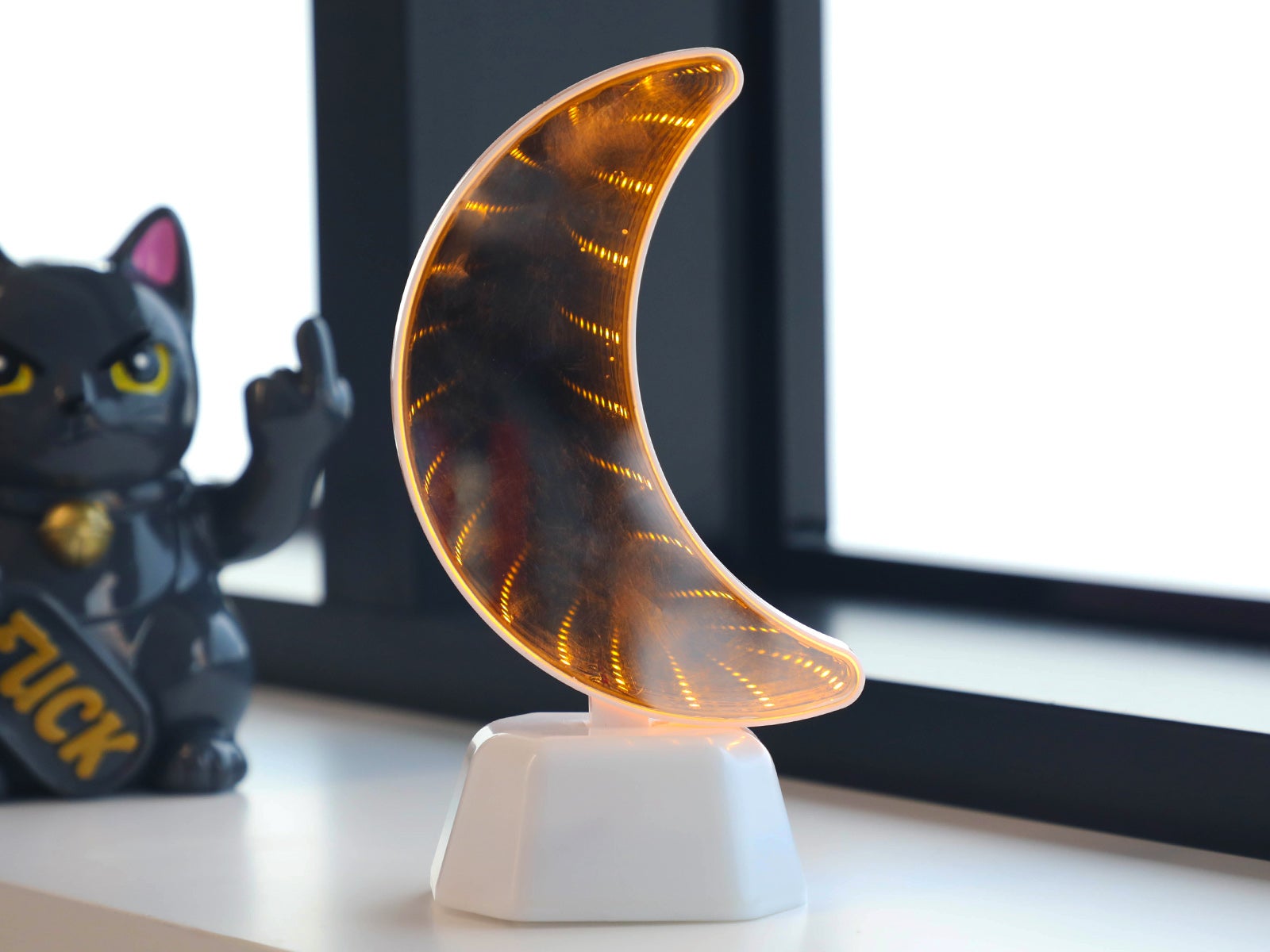 Lámpara de neon luna