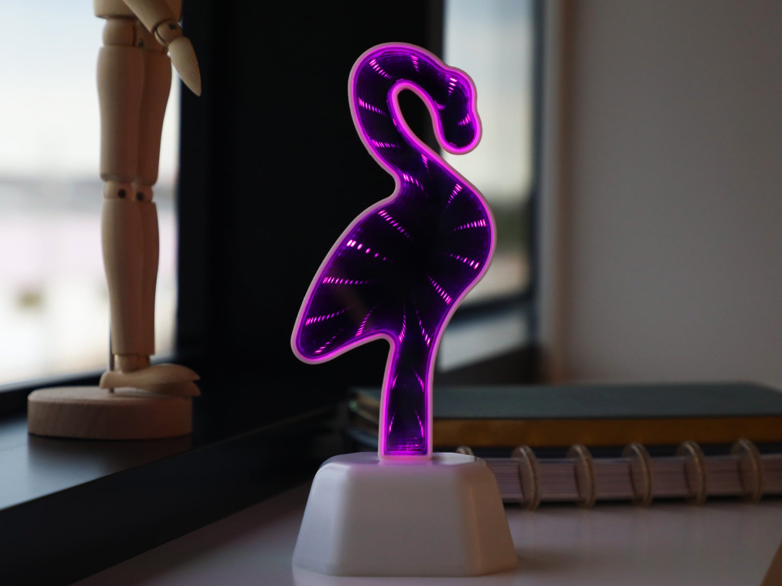 Lámpara de neon flamenco