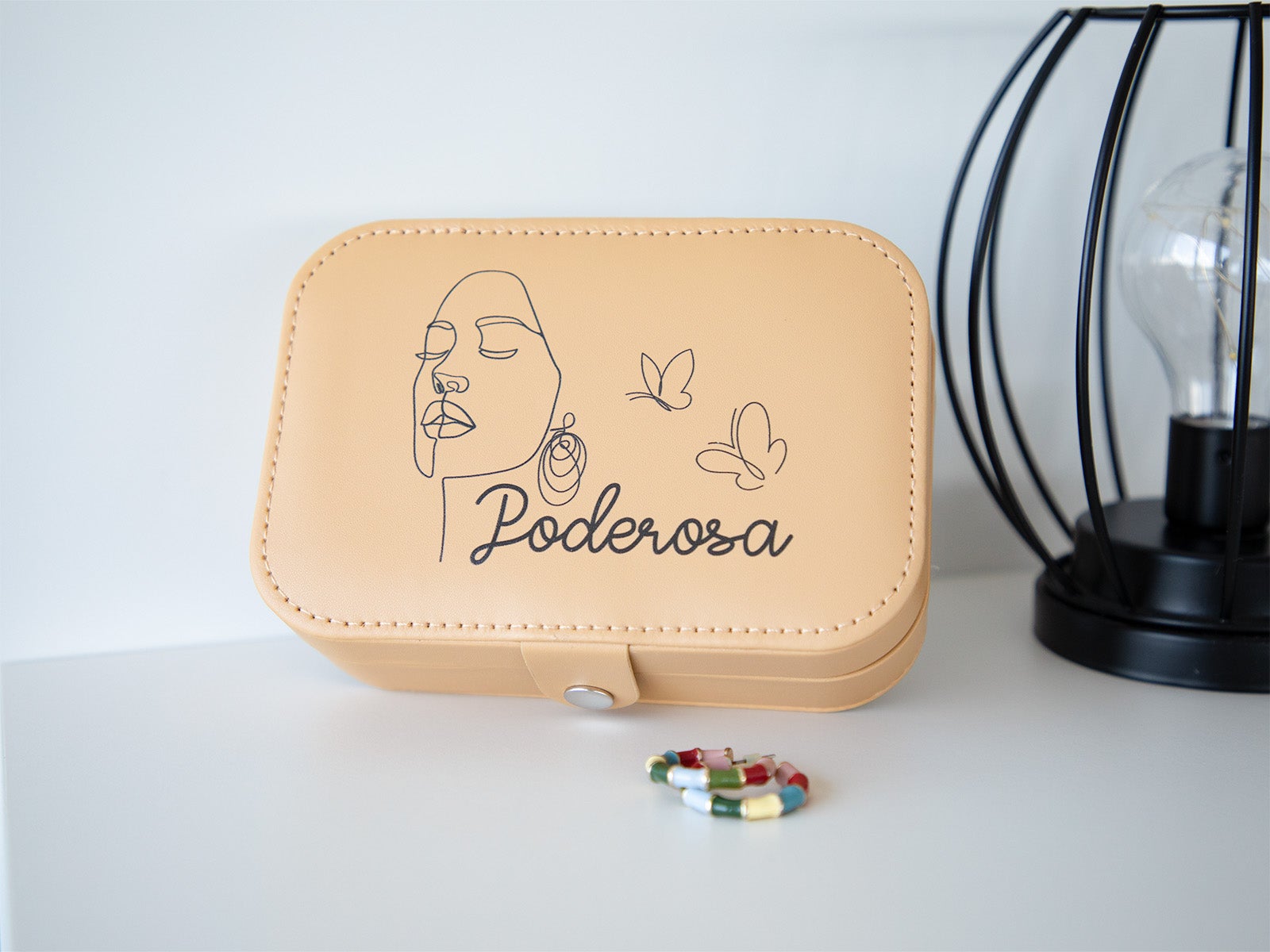 Scatola beige portagioie