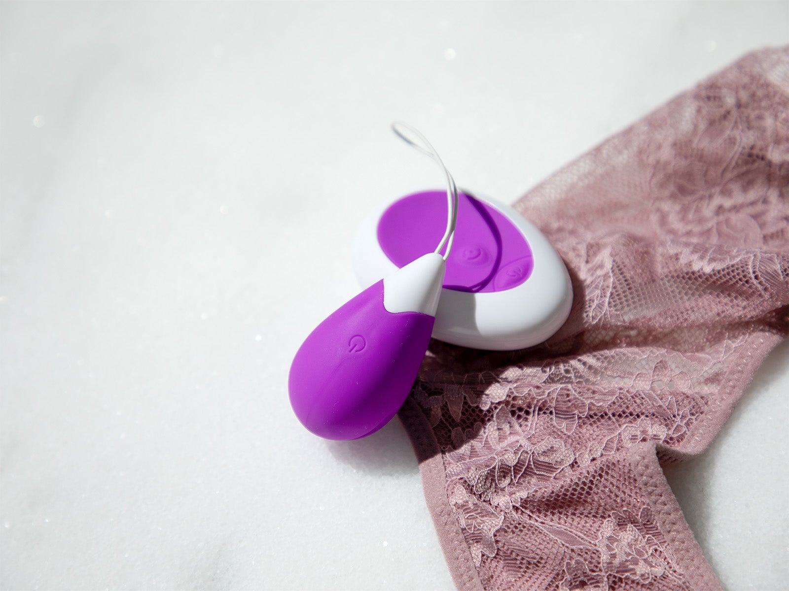 Mini vibrador gota morado