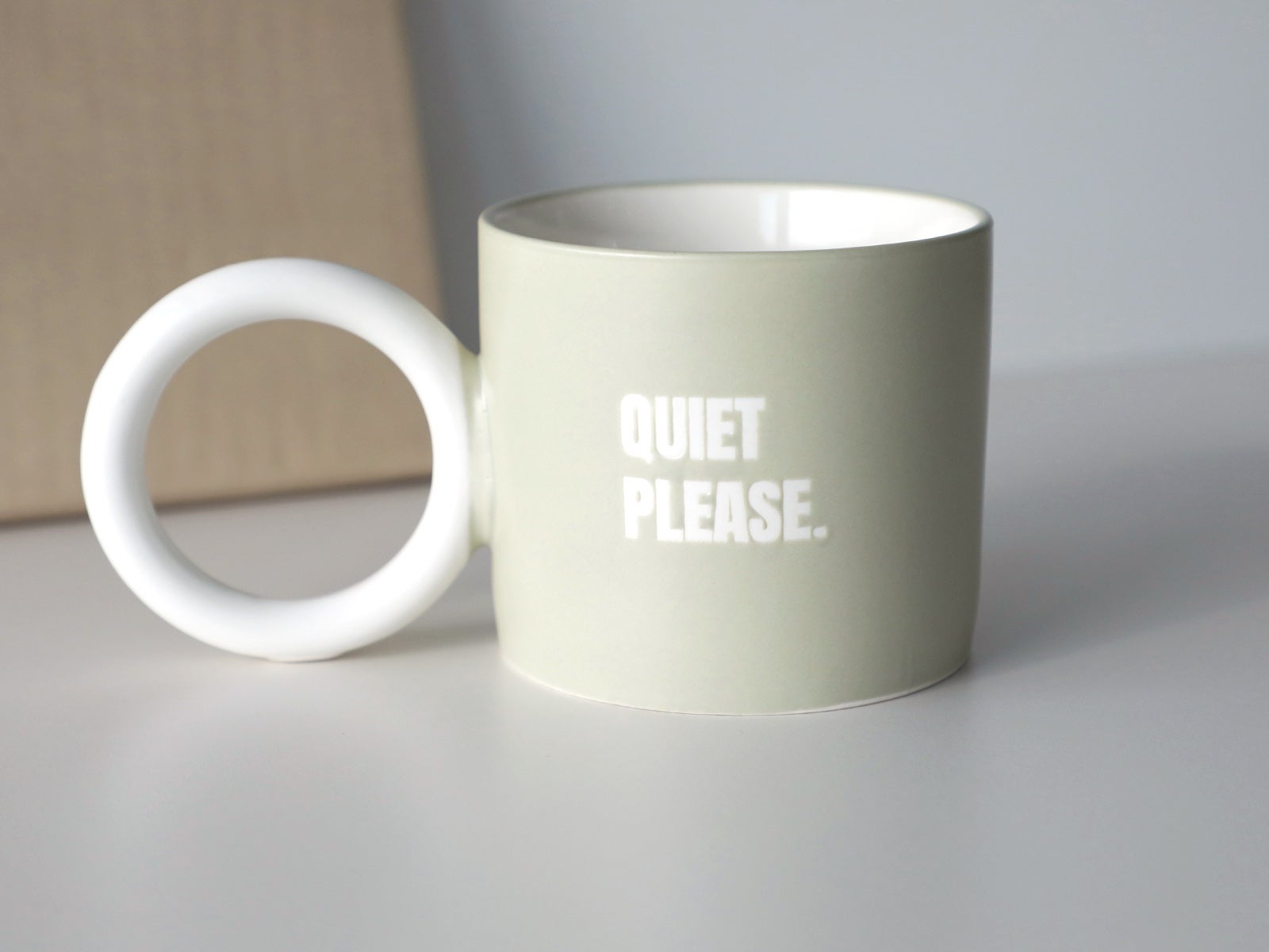 Taza asa ancha 270ml - Quiet please