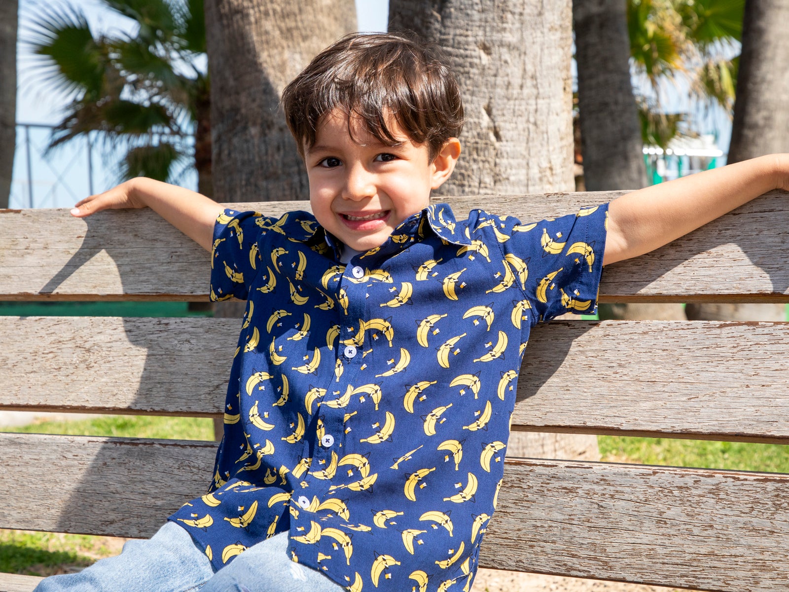 Camisa infantil de plátanos