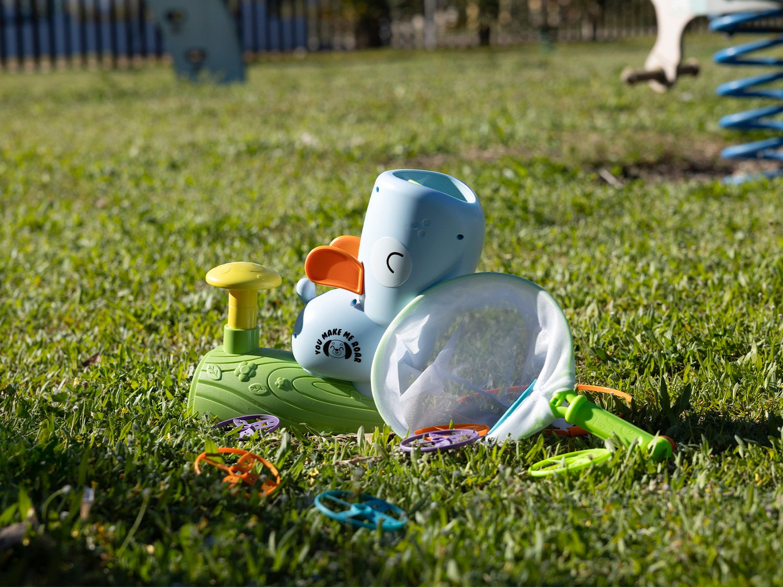Perrito lanzador de discos