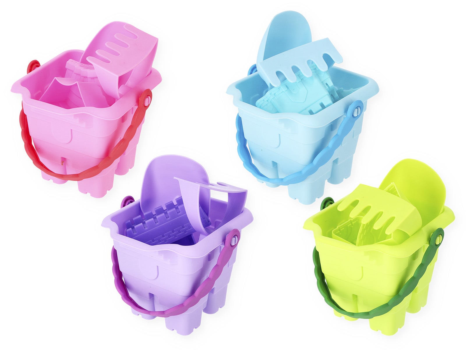 7-piece beach bucket set