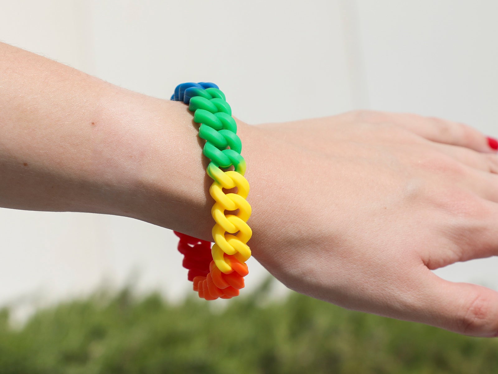 Pulsera trenzada lgbtiq+